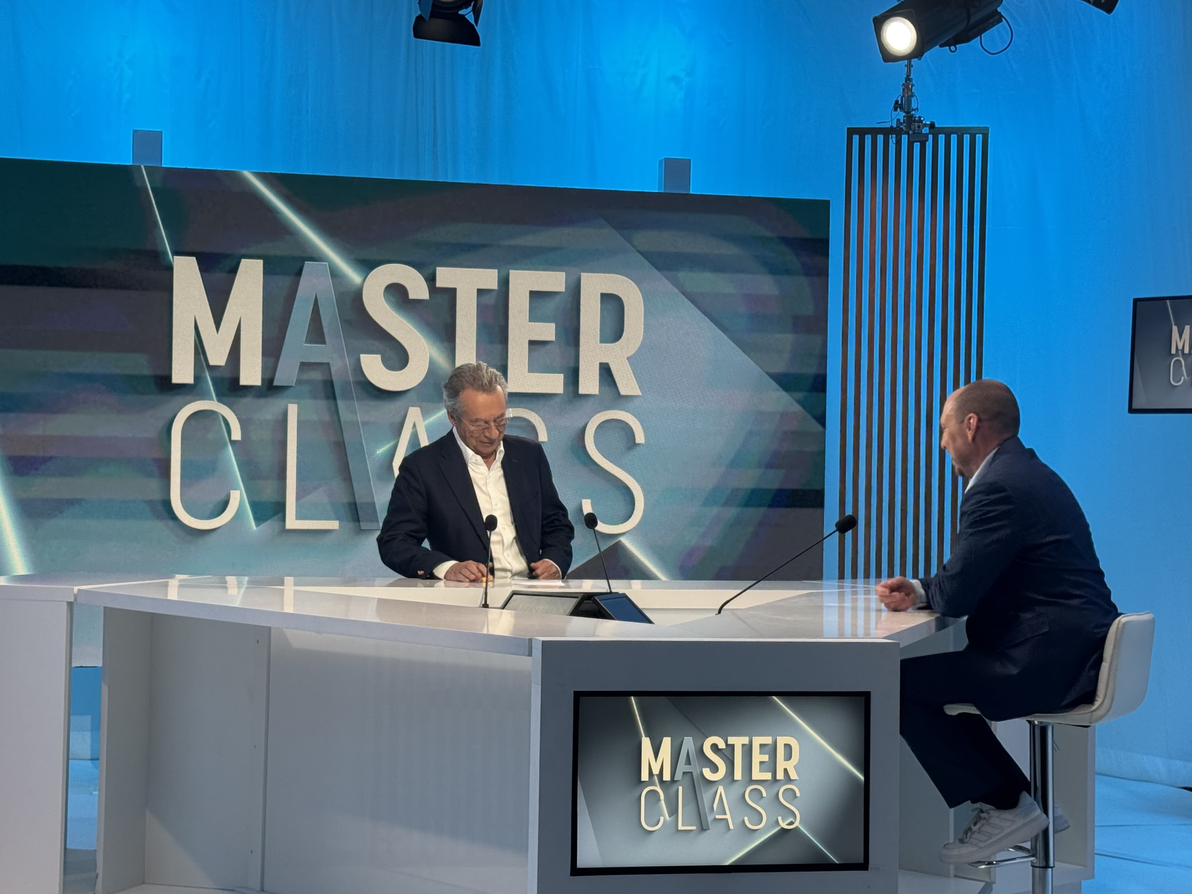 Interview de Yannick Leclerc par Michel Denisot pour Le Point