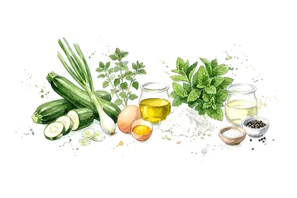 Beignets de courgette a la menthe