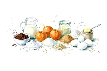 Mousse au chocolat siphonnée, clémentines confites et tuile au sésame